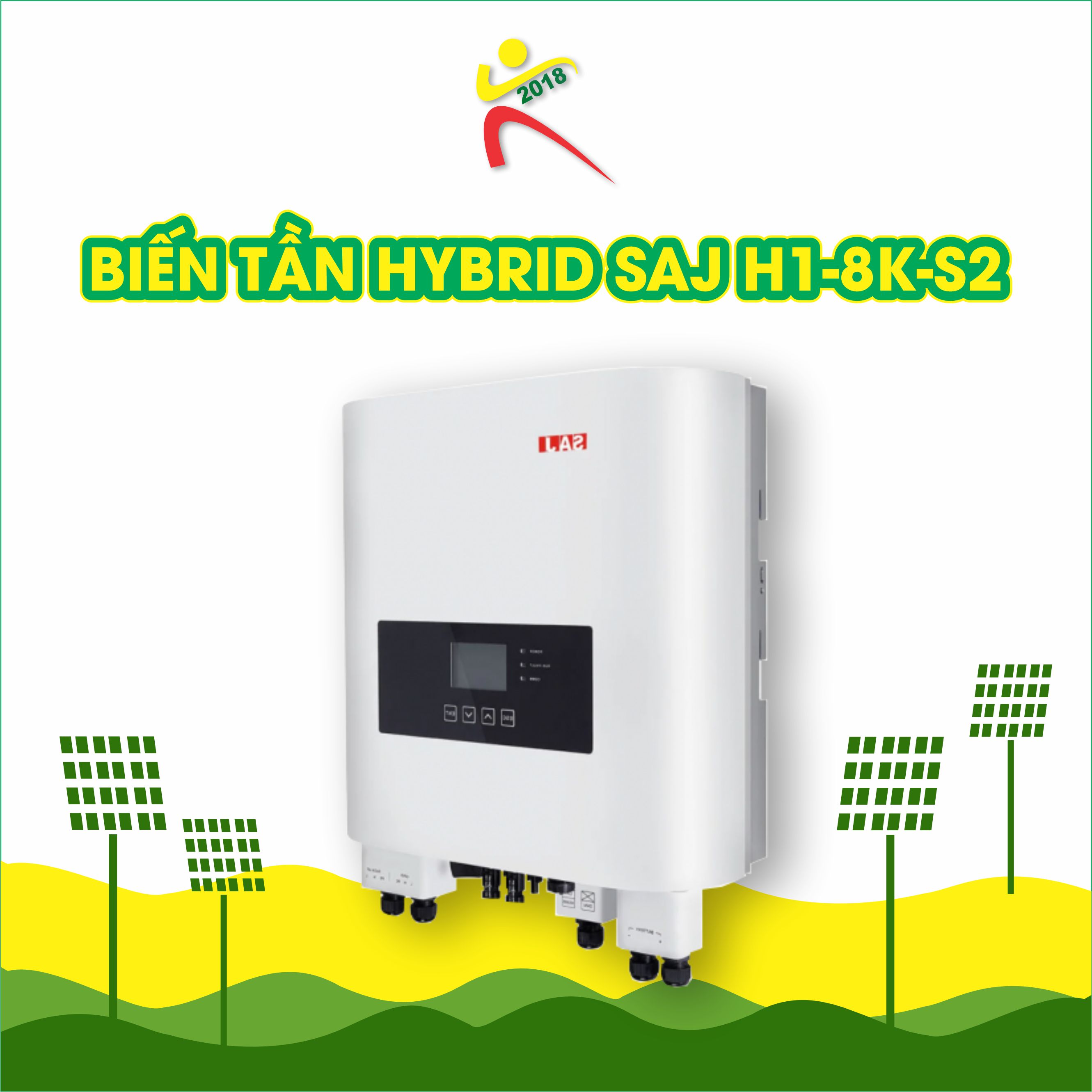 Biến Tần Hybrid SAJ H1-8K-S2