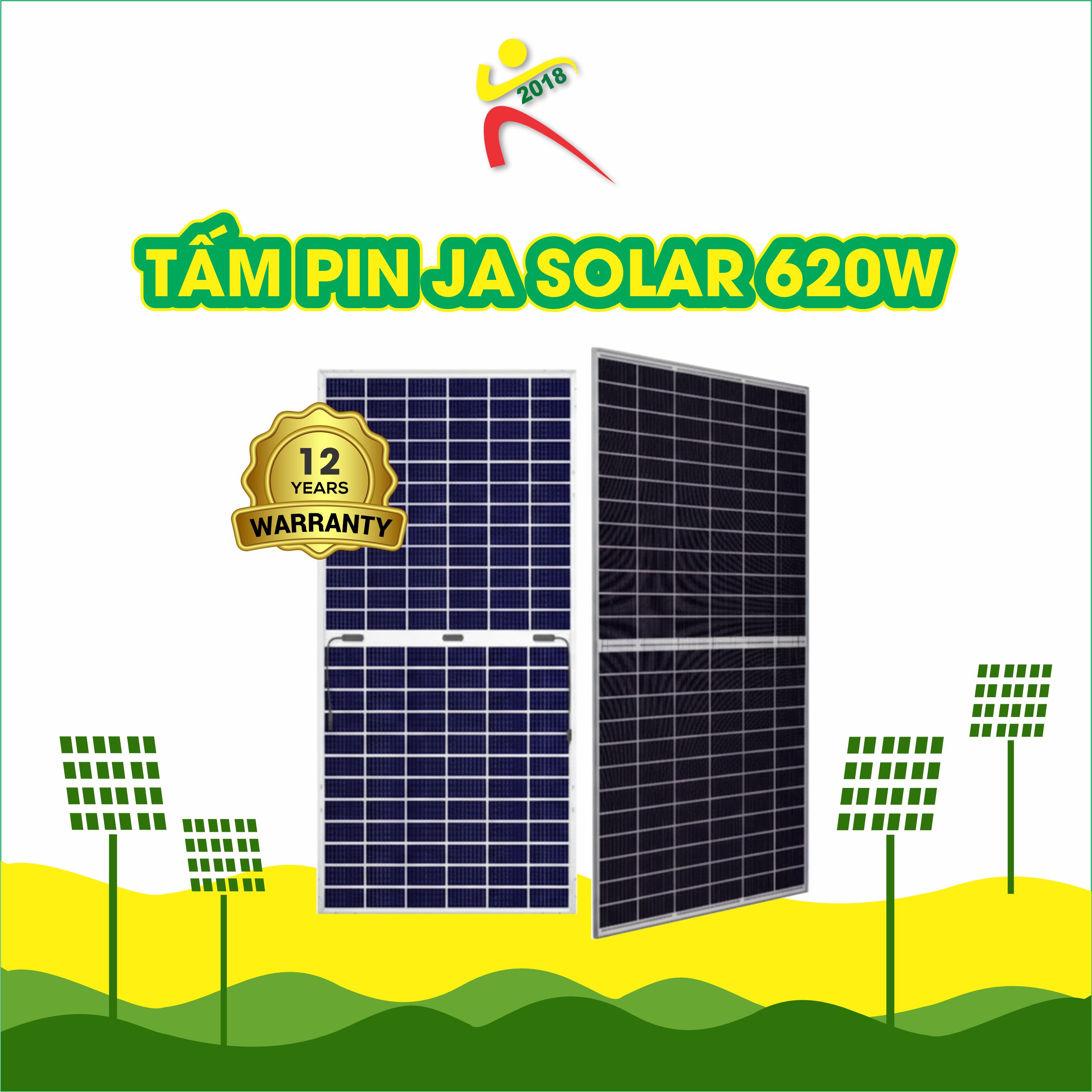 Tấm pin JA Solar 620W
