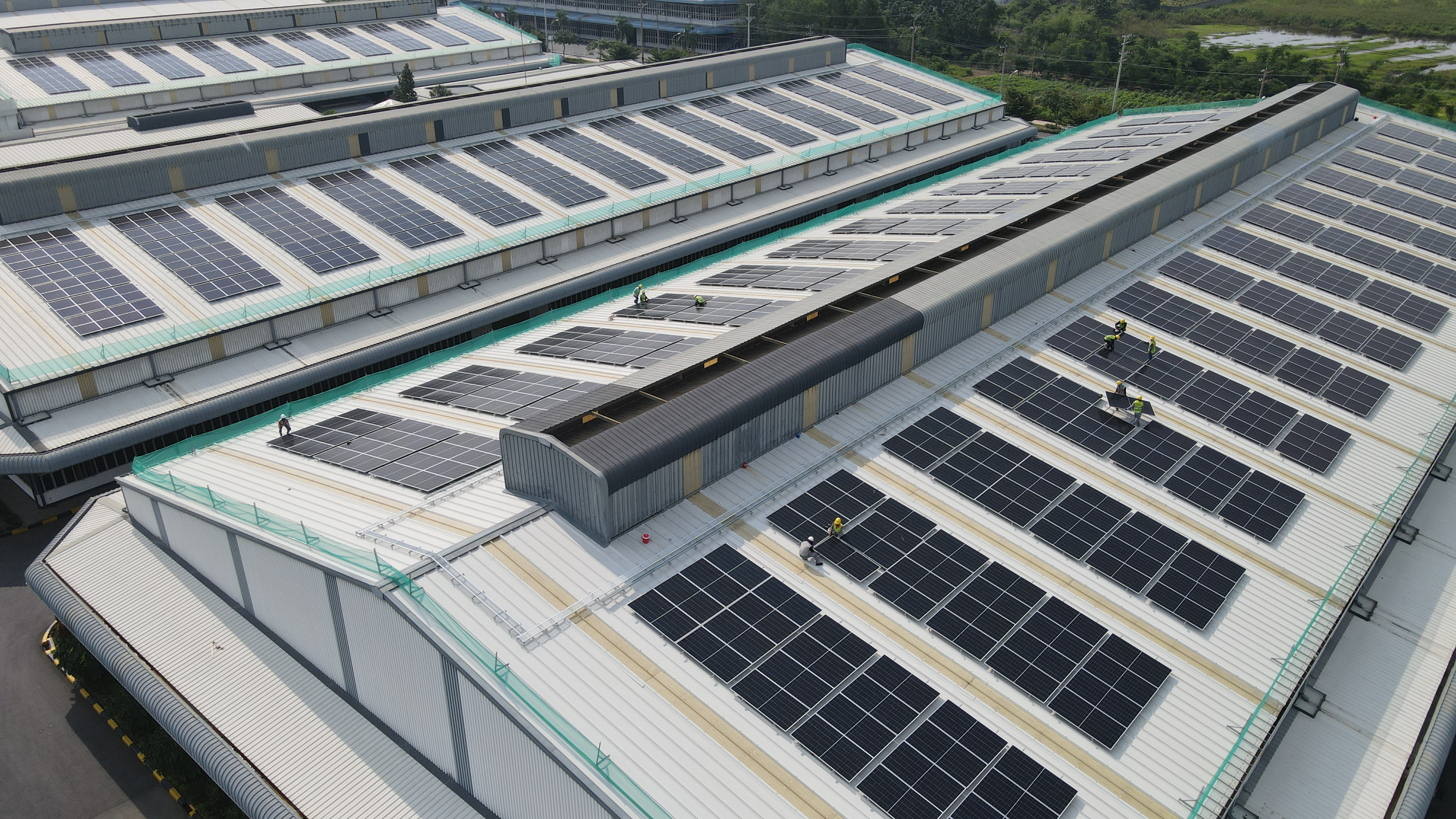 Dự án điện năng lượng mặt trời Công ty Buwon Vina